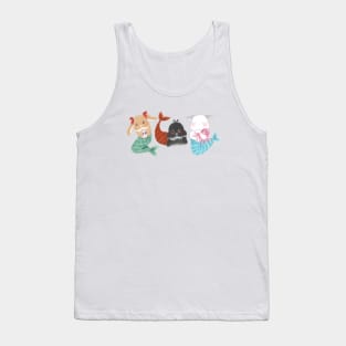 Mermaid Bunny BSC Vertical Line | Bailey Sean Claude x Bunniesmee Tank Top